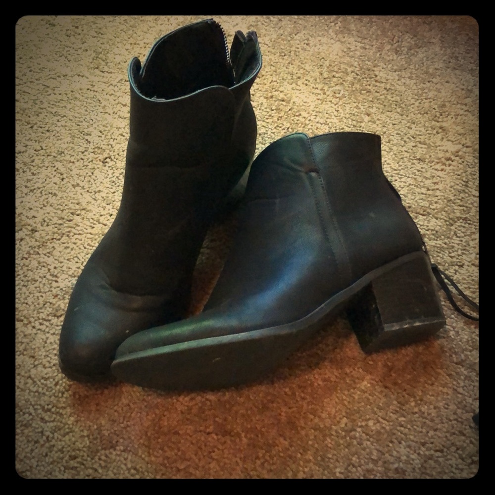 Black booties